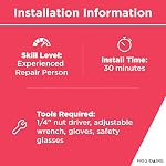 Frigidaire IM116000 Ice Maker Assembly Kit for Refrigerators, White
