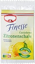 Finely Grated Lemon Peel Zest 3 x 6 g Sachets | Citrus Zest for Cakes and Desserts | Imported by DFB