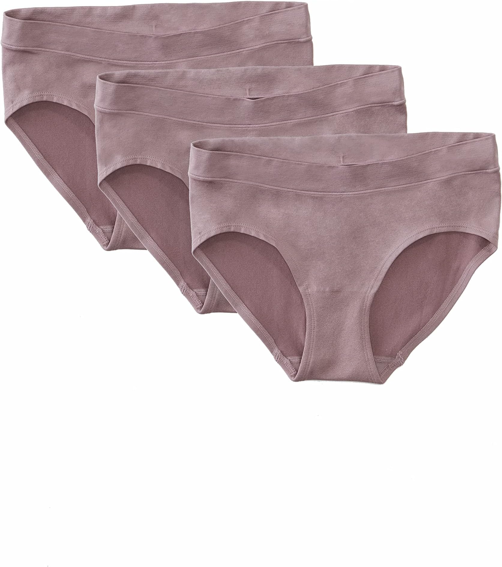 Ingrid & IsabelBasics Seamless Maternity Underwear 3-Pack, Under Belly Fit, Cooling