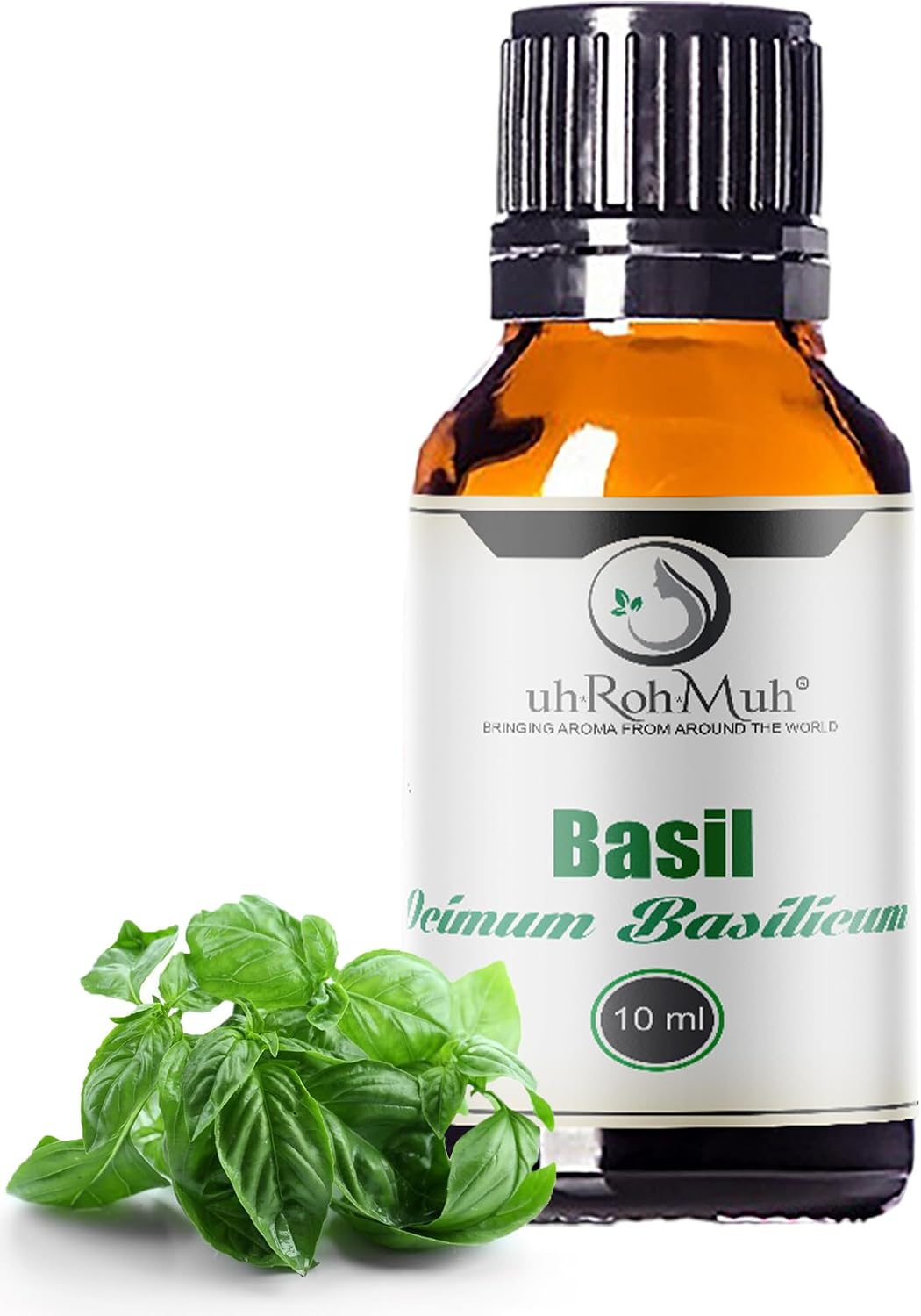 Organic Basil Essential Oil | USDA Certified Essential Oil for Diffusers Aromatherapy, Perfect for Massage, Hair Care, Skin Care, Culinary Delight and Making Perfumes 10ml
