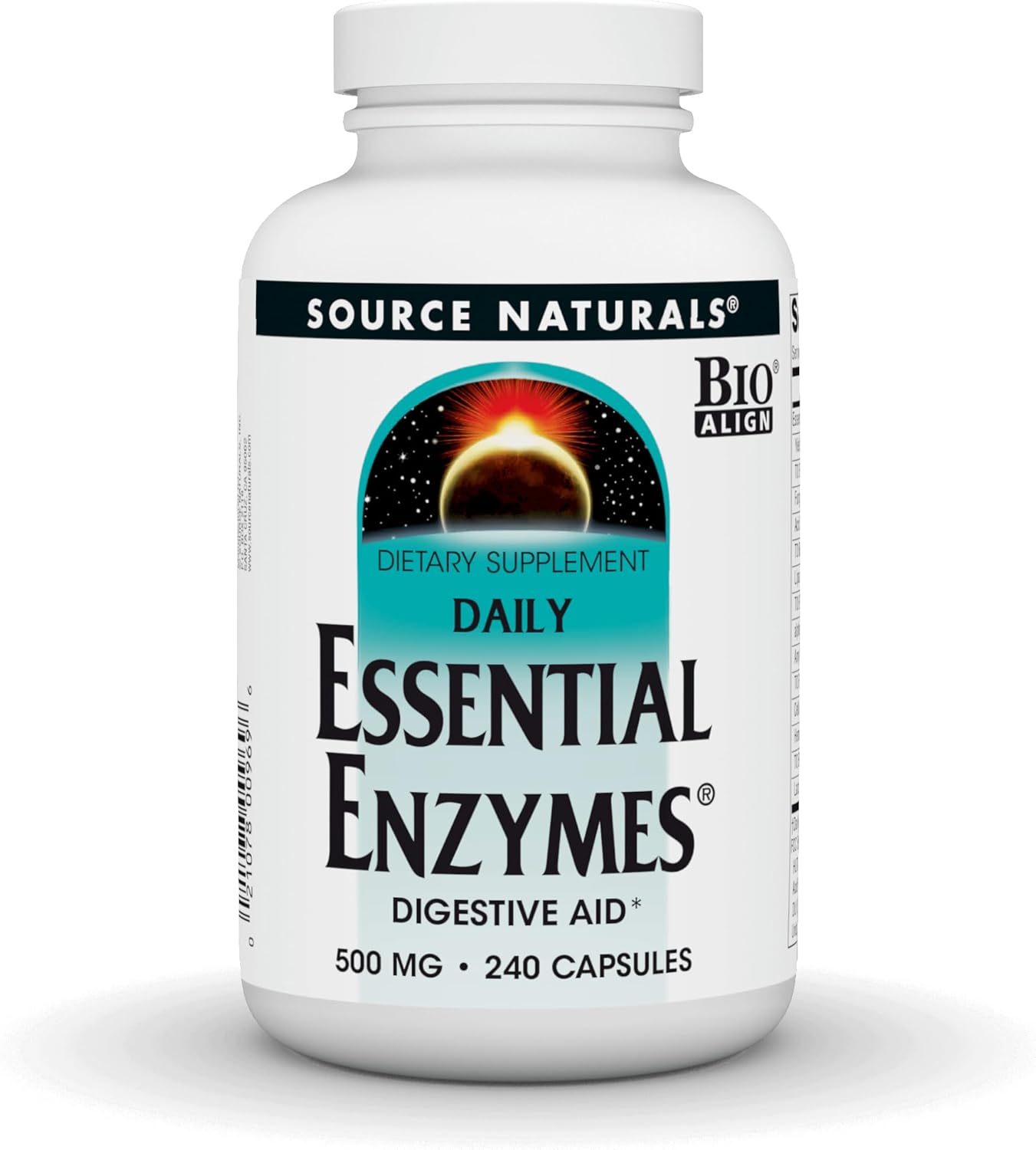 Source Naturals Essential Enzymes 500mg Multi-Enzyme