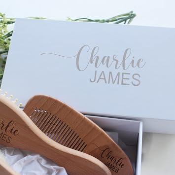 Baby Hair Brush | Personalized Baby Gifts | Wooden Brush | Cradle Cap | Boy Gifts | Girl Gifts