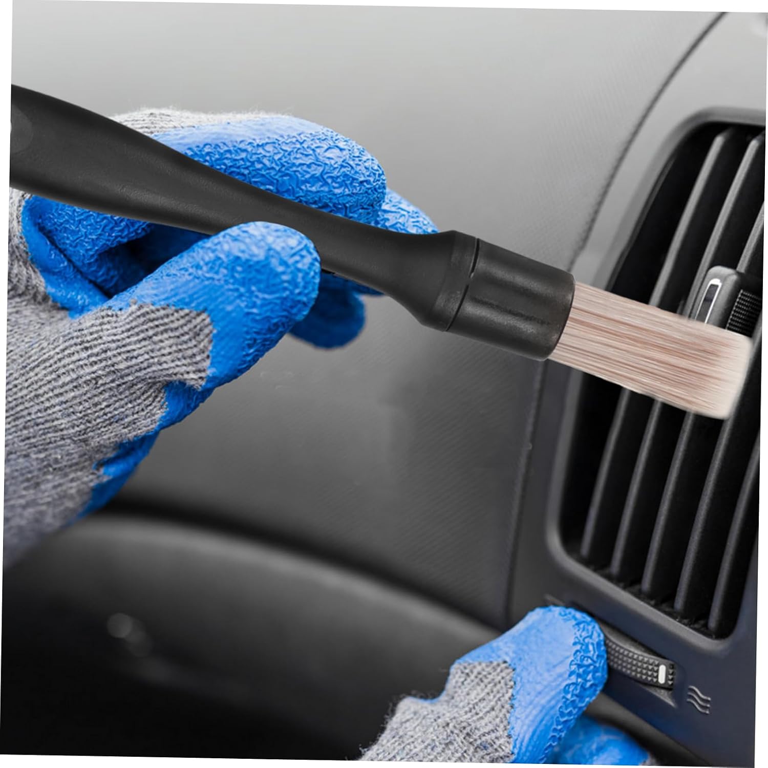 1set Interior Detailing Brush Multi-Functional Car Cleaning Accessories Ergonomic Bristles for Seats Carpets and Dashboard Traceless Mark Cleaning Tools
