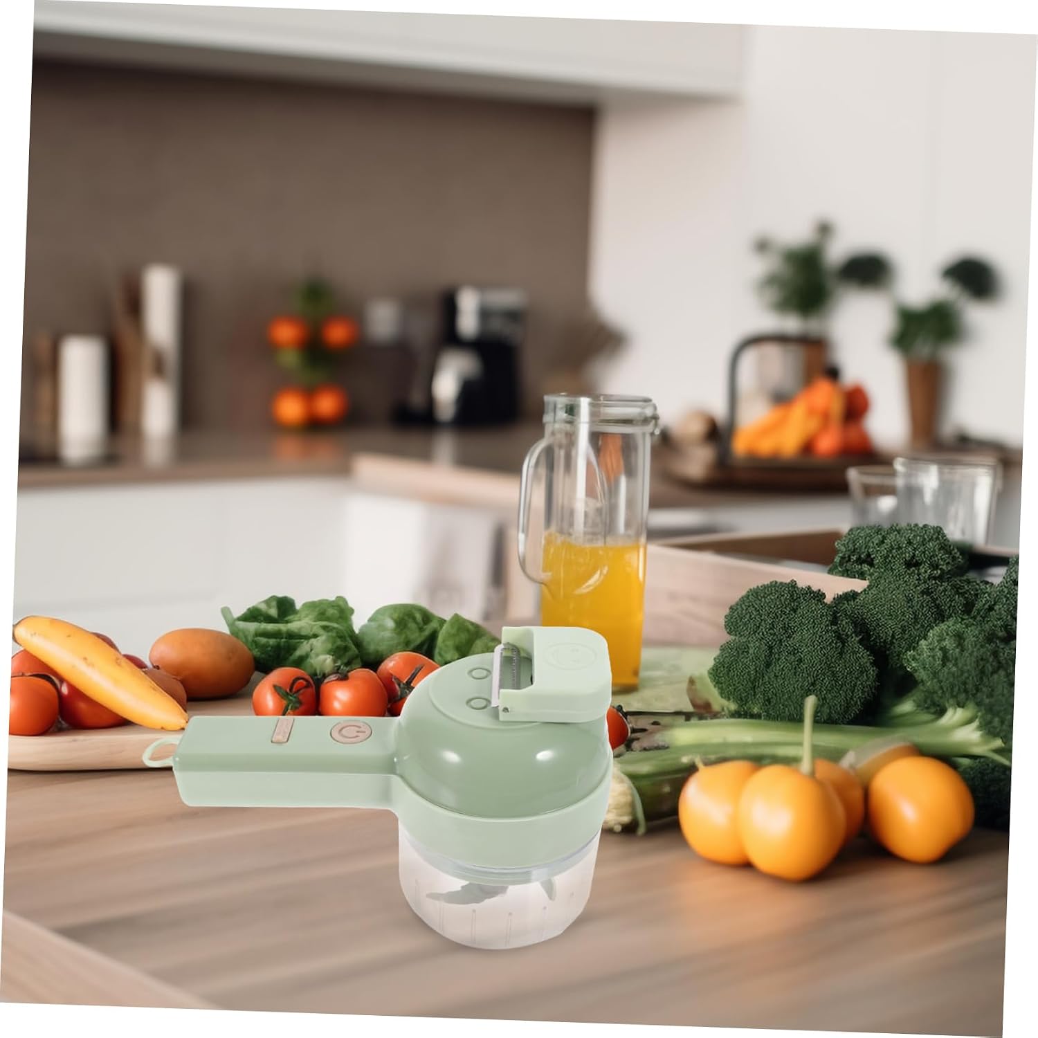 Electric Cutler Food Chopper Vegetable Slicer Garlic Mincer Meat Mincer Compact Charging