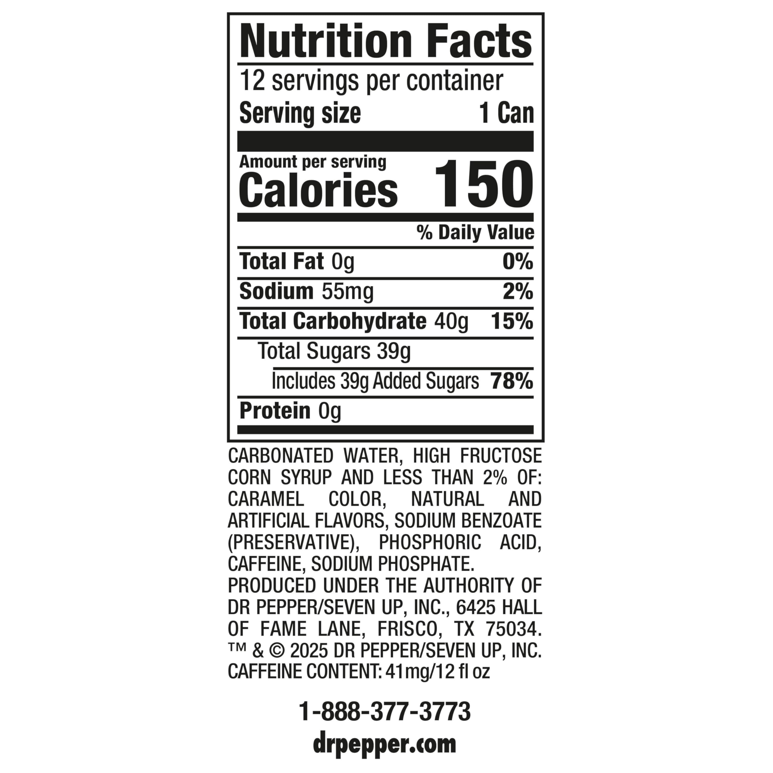 Dr. Pepper Blackberry 12oz 12pk
