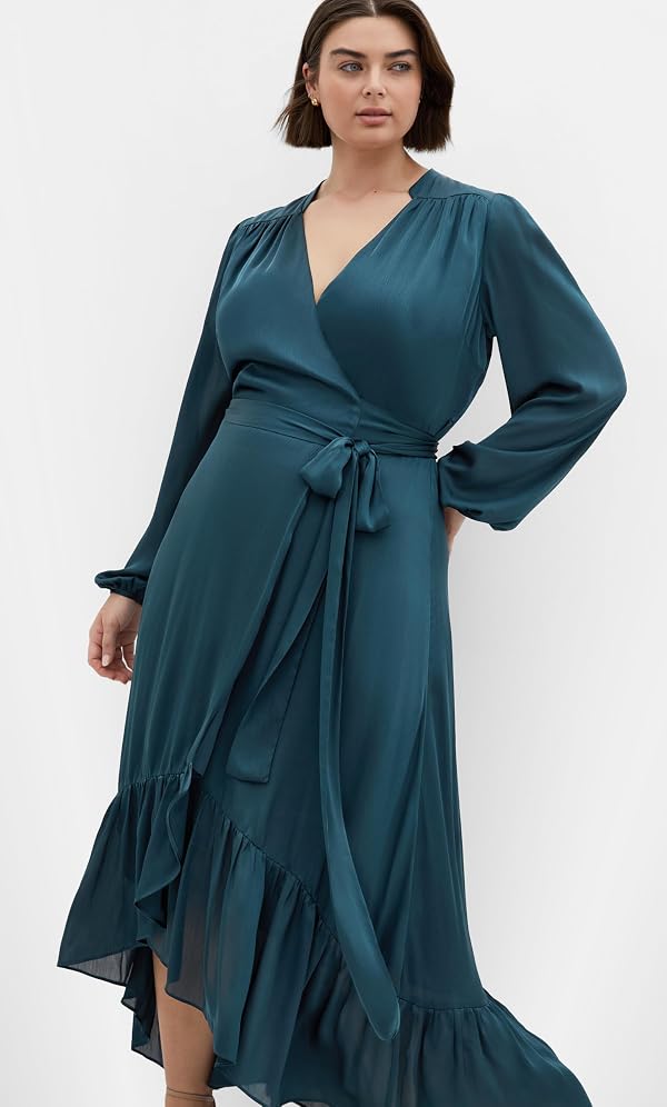 City Chic Women's Plus Size Dress - Rylie Love Maxi, 14 Teal by City Chic - Used condition - Image 2