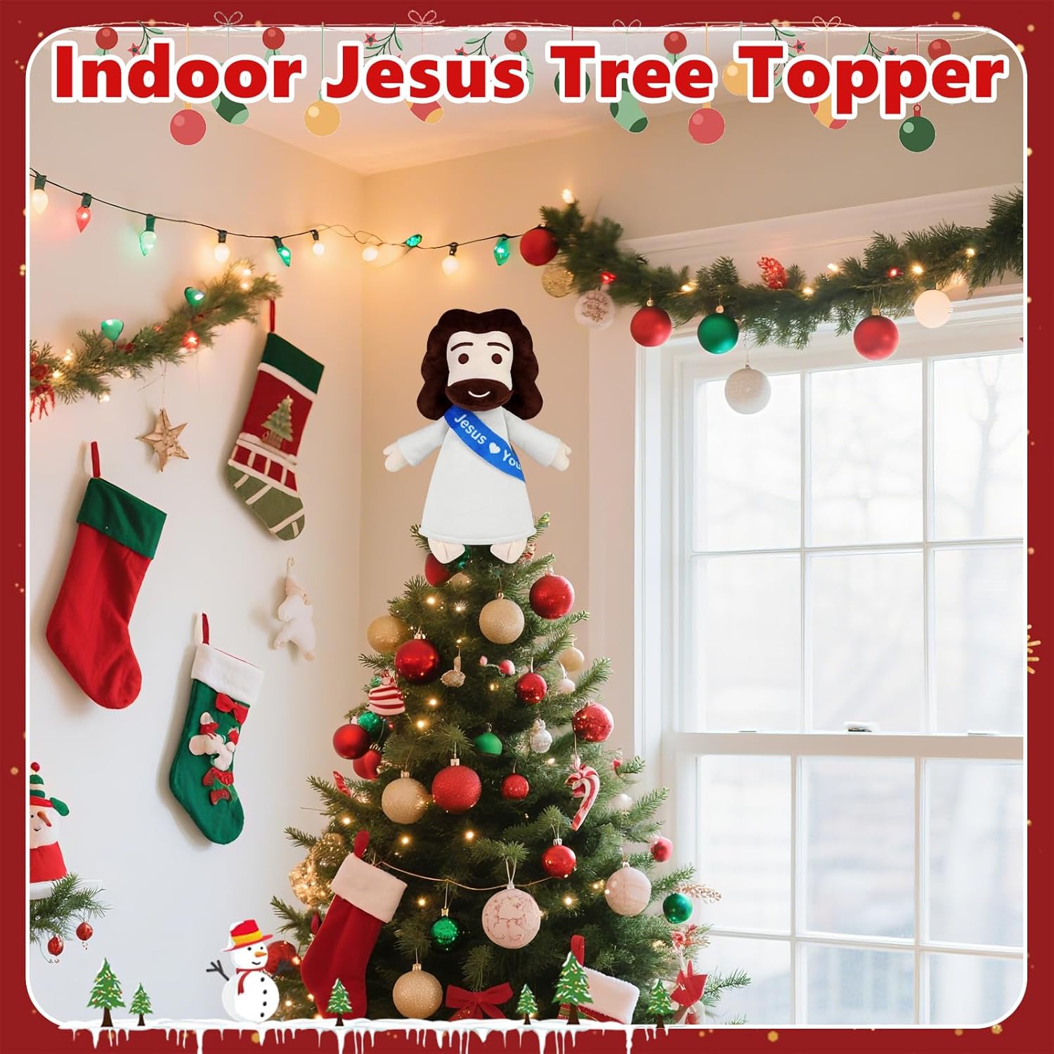 Thanksgiving Tree Topper & Jesus Loves You Tree Topper