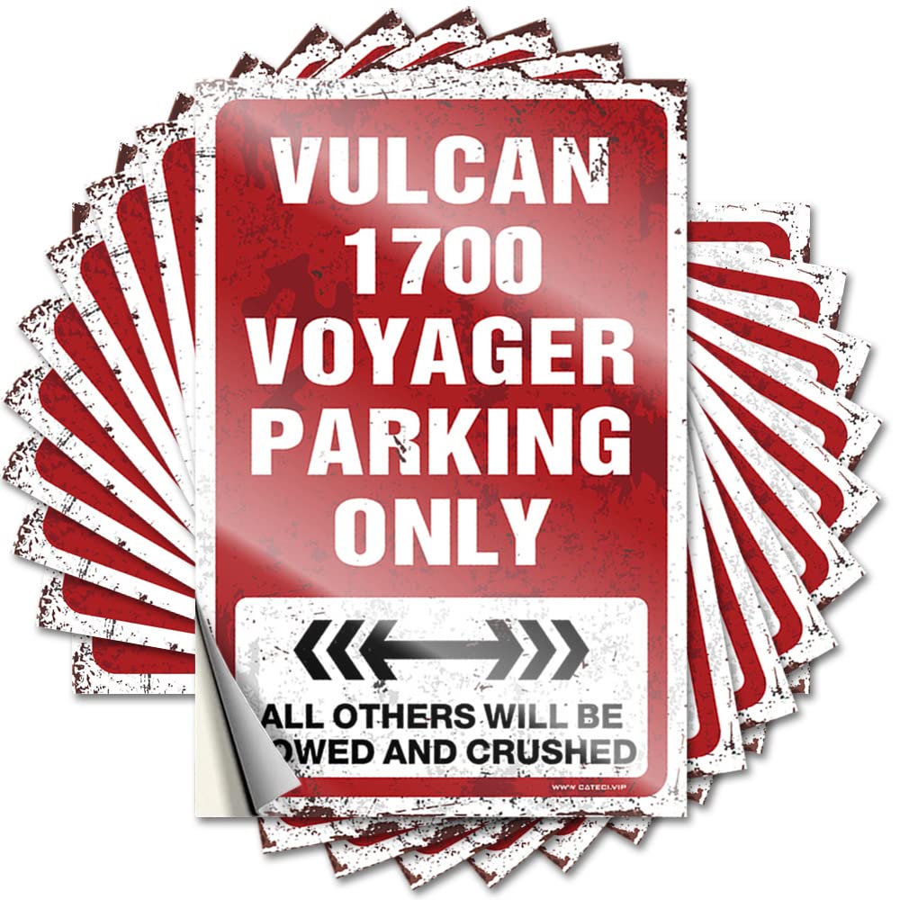 Tattoos - Southern Cover Vulcan 1700 Voyager Parking Only for Boys Backyard Accessories(6X9CM)