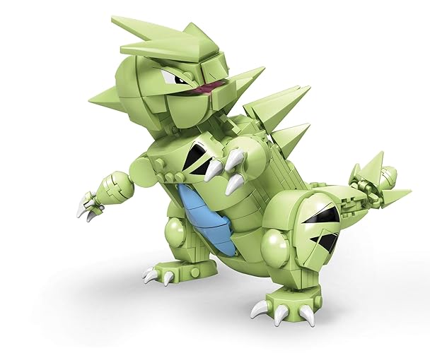 ​MEGA Pokémon Tyranitar Building Set with 396 Compatible Bricks and Pieces, Toy Gift Set