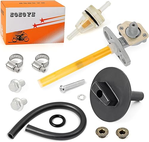 Vista 4 de Grifo de válvula de gasolina y palanca para Honda Foreman 400 450 TRX400FW TRX450 S ES 4x4 1995-2004 Rincon 650 TRX650 2003-2005 16950-HM7-003