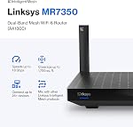 Linksys Mesh WiFi 6 Router, Dual-Band, 1,700 Sq. ft Coverage, 25+ Devices, Speeds up to (AX1800) 1.8Gbps - MR7350