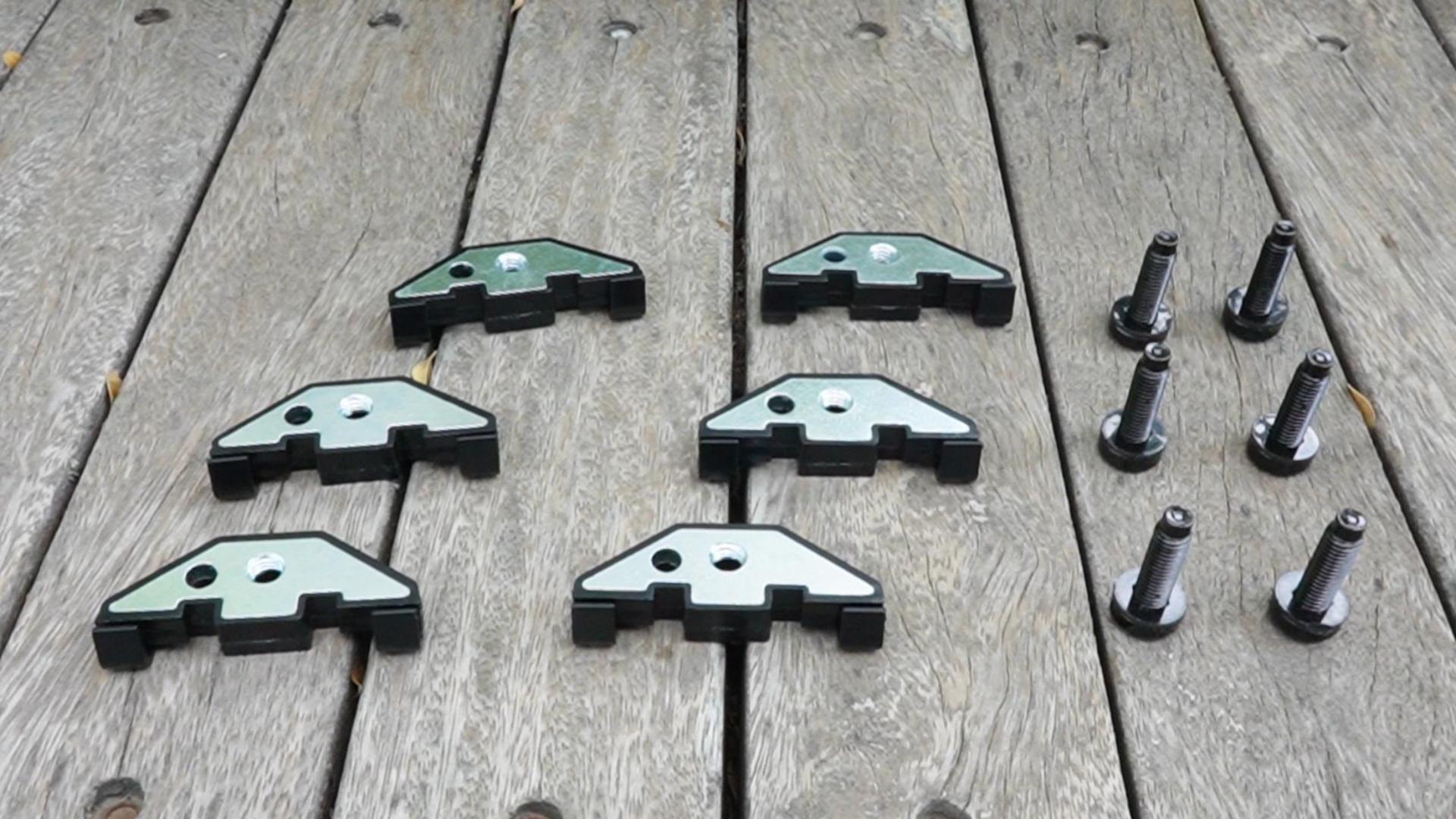 Kit Bulloni E Dadi Per Hardtop Jeep Wrangler JK/JKU 2007-2018 - 6 Pezzi In Acciaio, Antiruggine, Per Fissaggio Sicuro