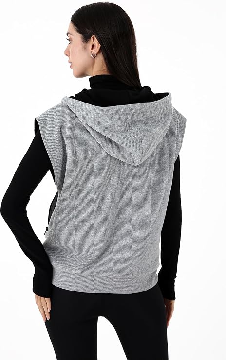 Scorp Impact Reversible Kadın Çift Taraflı Yelek Gri