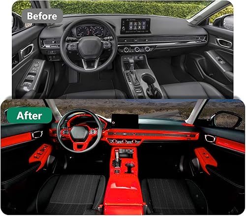 Miniatura 5 de Funda para reposabrazos de consola central adecuada para Honda Civic de 11 generación 2023 2022, accesorios ABS antiarañazos, caja de