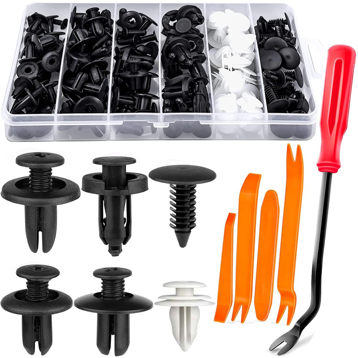 Kit 1105 Pezzi Clip E Rivetti Per Auto - Per Paraurti, Porte, Parafanghi - Foto 6