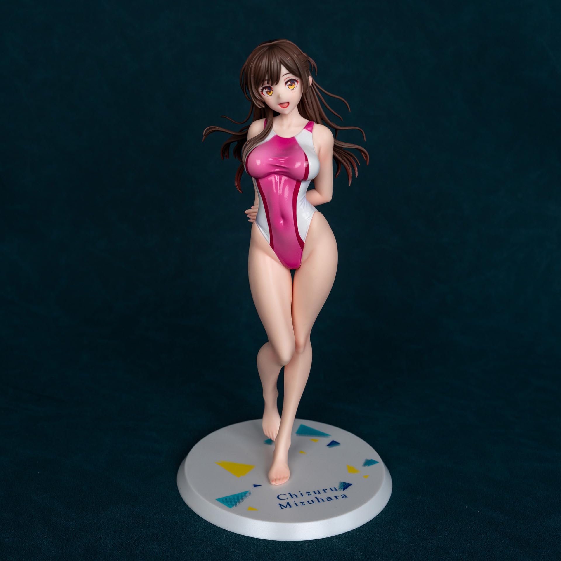 Amazon.co.jp: 水原千鶴 競泳水着 フィギュアVer.1/7高さ約26cmABS&PVC