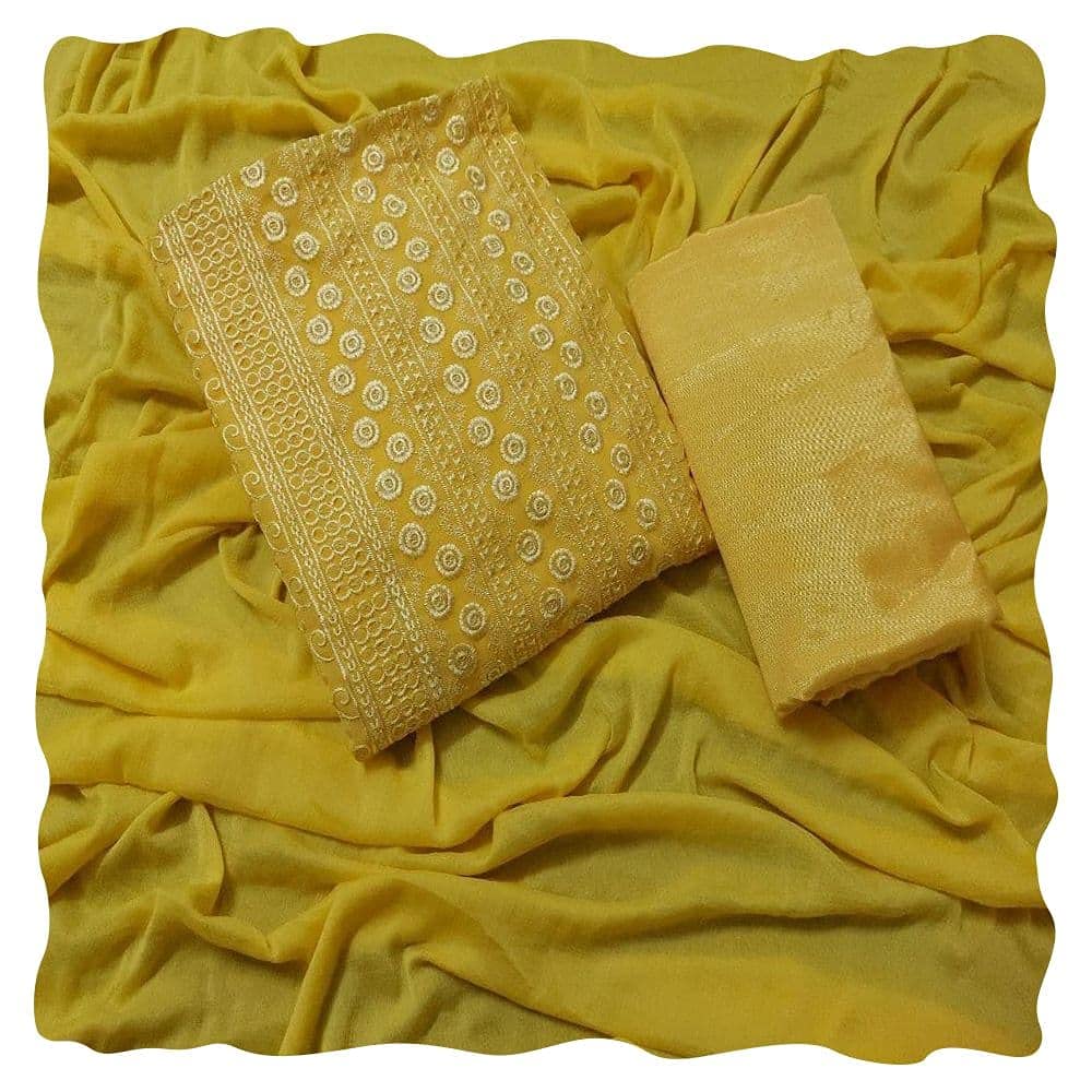 Women Ethnic Wear Cotton Silk Un-Stitched Dress Material (Salwar Suit)-image-26