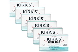 Kirk's Castile Bar Soap for Men, Women & Children - All-Natural for Sensitive Skin