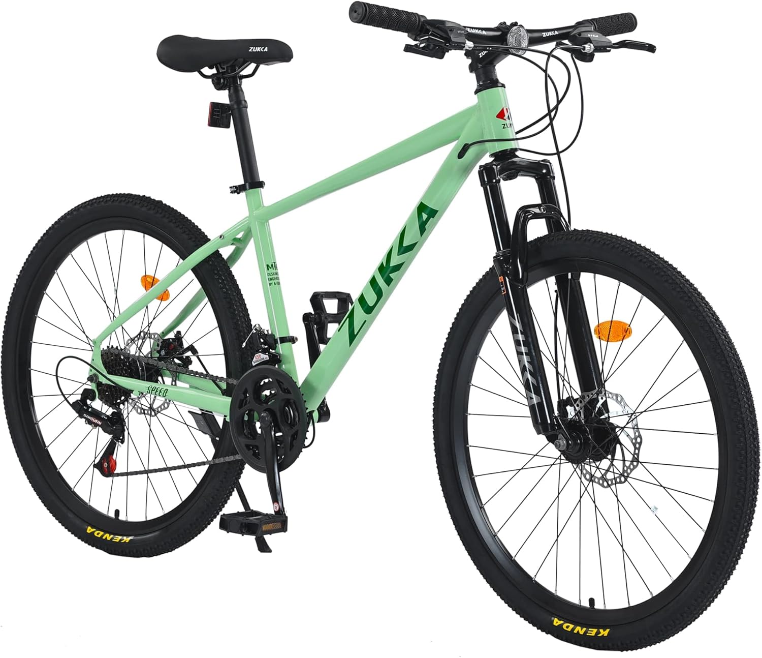 ZeHuoGe 24 Speed Mountain Bike for Men and Women 26 inch Suspension Mountain Bicycle for All-Terrain