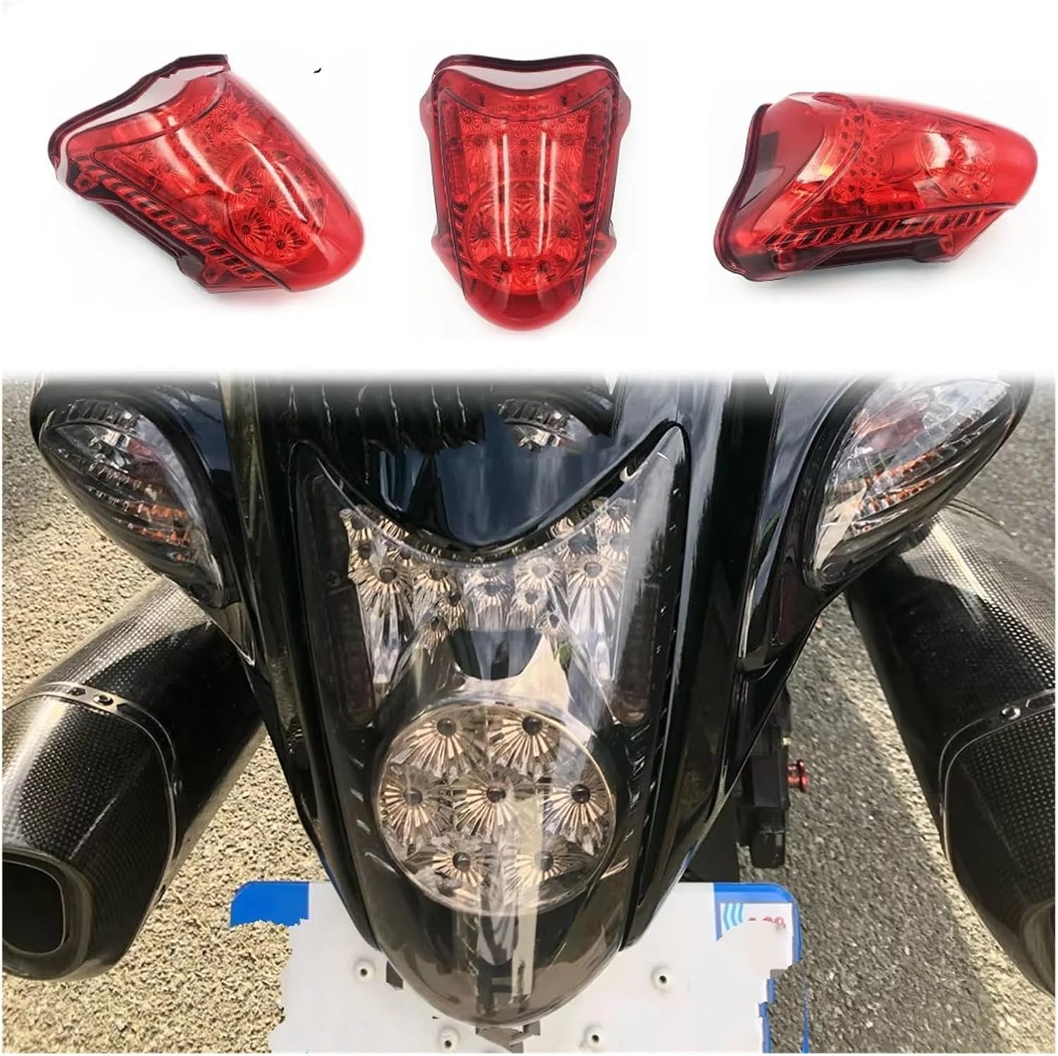 ハヤブサ テールランプ、ウインカー LED テール リアウィンカー のパーツレビュー | GSX1300R HAYABUSA