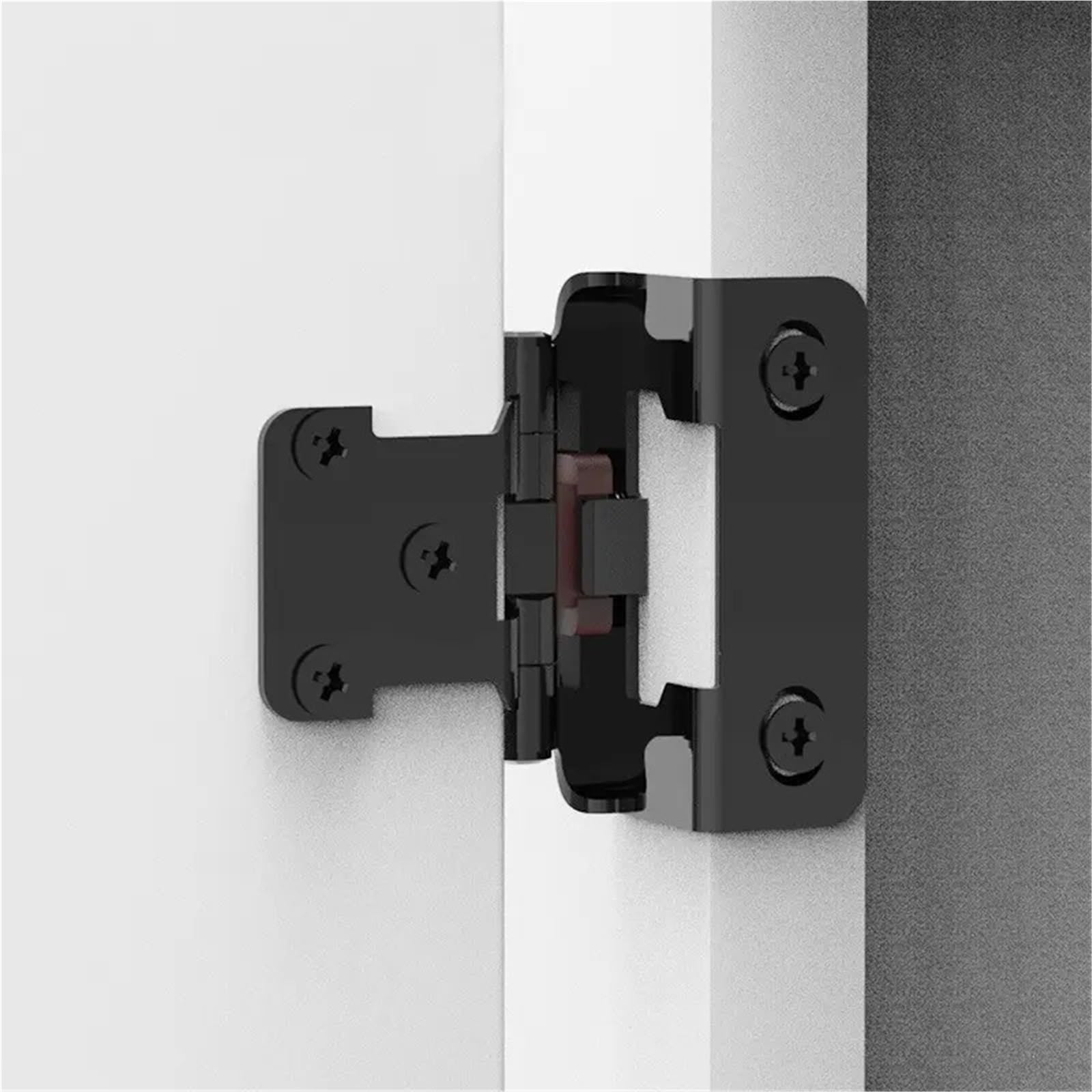 Charnière noire porte d'armoire pliante 270 degrés finition mate élégante