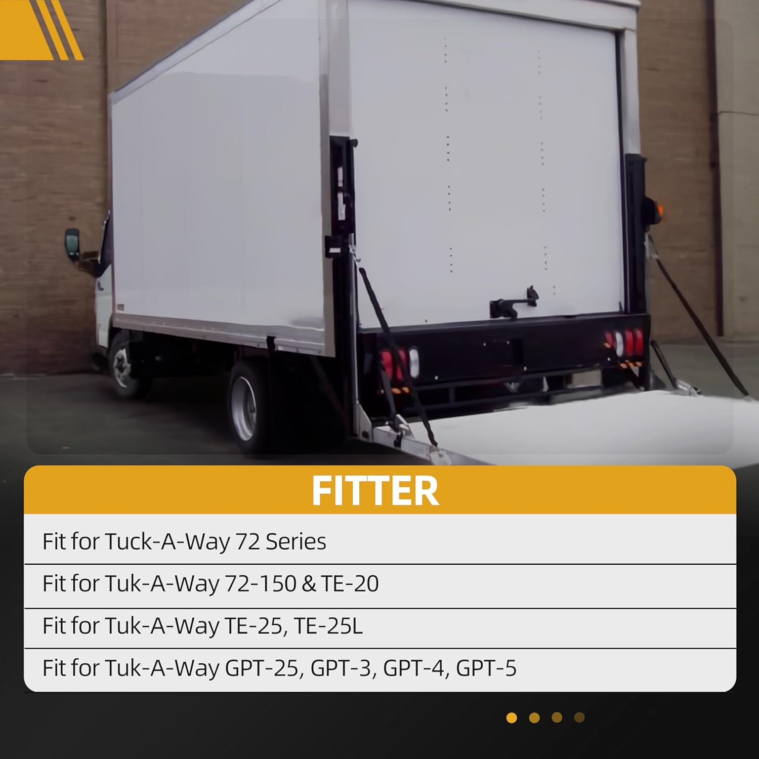 3-Wire 264346 Lift Gate Control Switch for GPT-25, for GPT-3, for GPT-4, for GPT-5, for TE-25, for TE- 25L, for 72-150, for TE-20, Box Truck Trailer Lift Gate, Replace OE# 264346