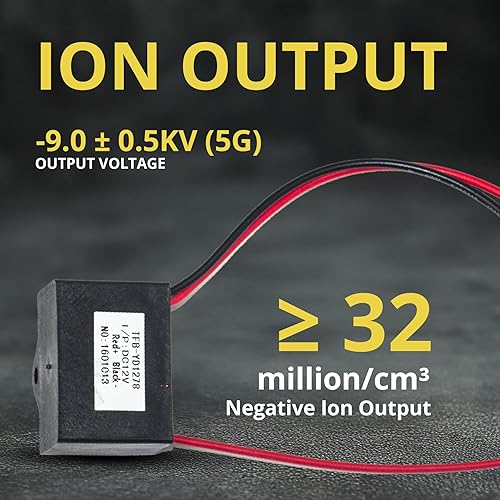 Miniatura 6 de ELECTRODEPOT Módulo generador de iones negativos de plasma de 12V DC - Purificador de aire portátil e ionizador