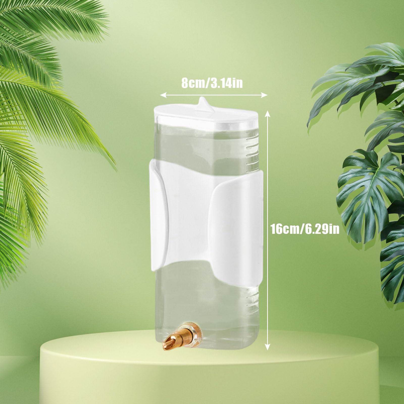 Automatic 280ML Water Dispenser and Feeder Bowl Bottle - Cage Accessories for Parrot Budgie, Lovebirds, Cockatiel, Parakeet - Image 2