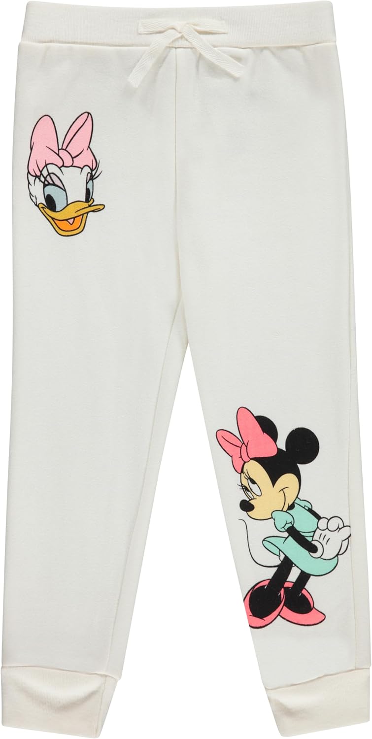 Disney Girls Classic Crewneck Sweatpants Set Minnie & Mickey Mouse and Lilo and Stitch - Crewneck Sweatshirt & Sweatpants Set