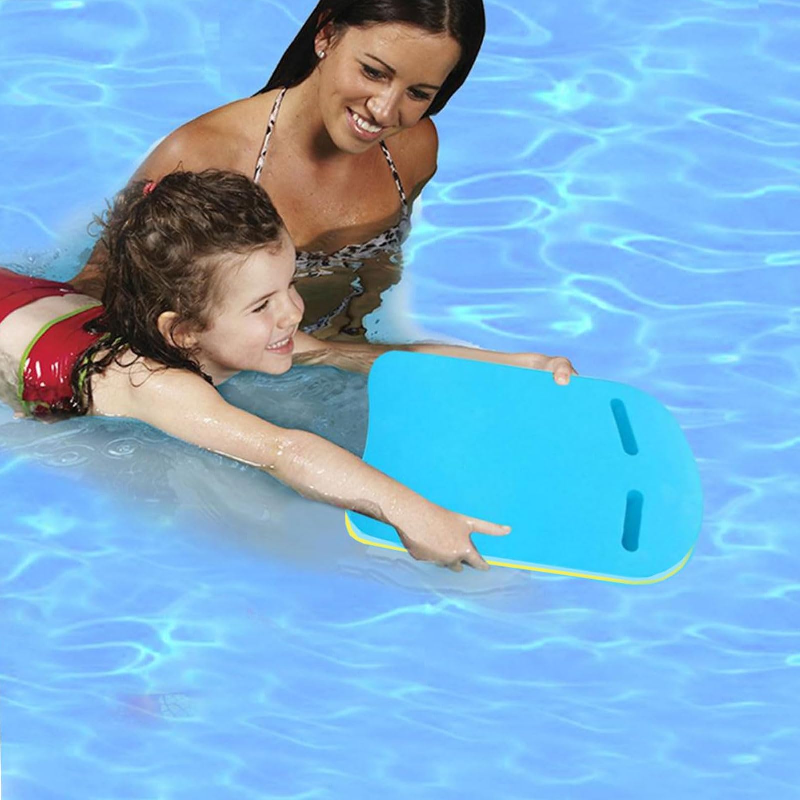 Juego de 3 Tabla de Natación para Adultos Placa Flotante de Natación de Alta Flotabilidad con Asas Tabla de flotabilidad de Espuma EVA en Forma de U para el Entrenamiento y Aprendizaje de la Natación
