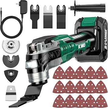 KIMO 20V Cordless Oscillating Tool, Brushless Oscillating Power Multi-Tools