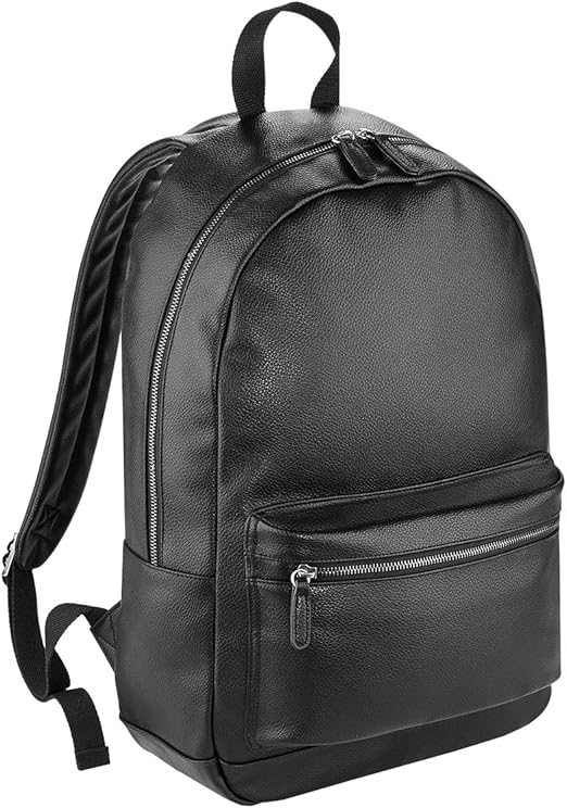 faux leather backpack mens