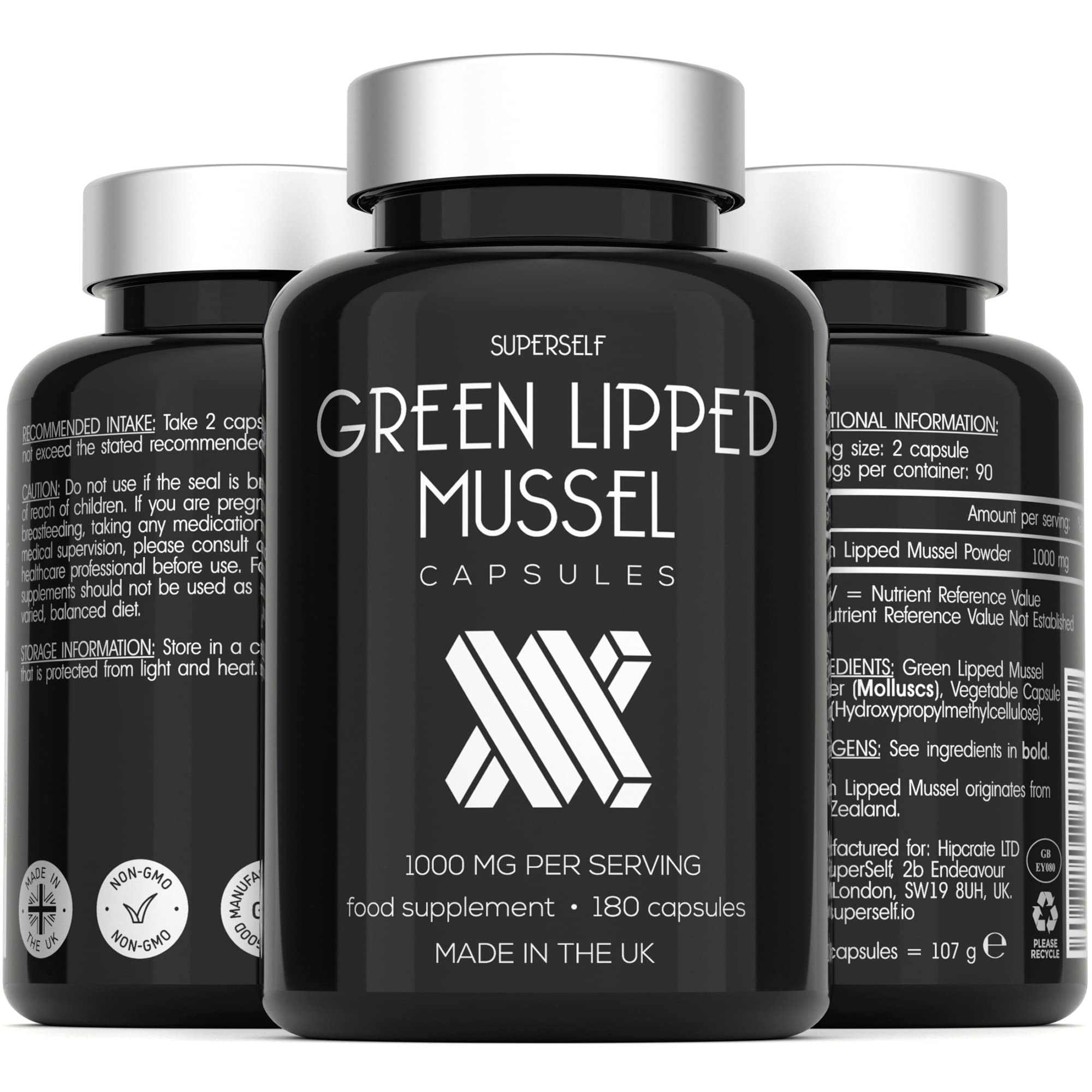 Buy Green Lipped Mussel Capsules 1000mg Pure New Zealand Green Lipped