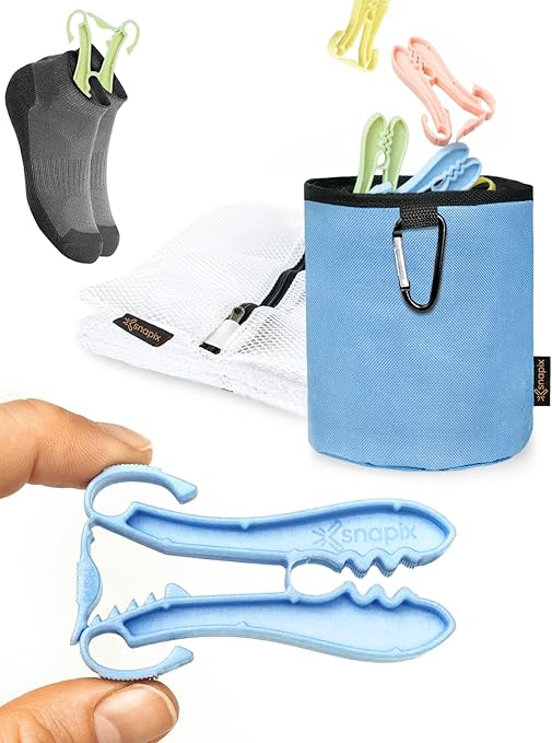 50 Stück Sockenklammern Set - Mit 2 Wäschenetzen Für Waschmaschine