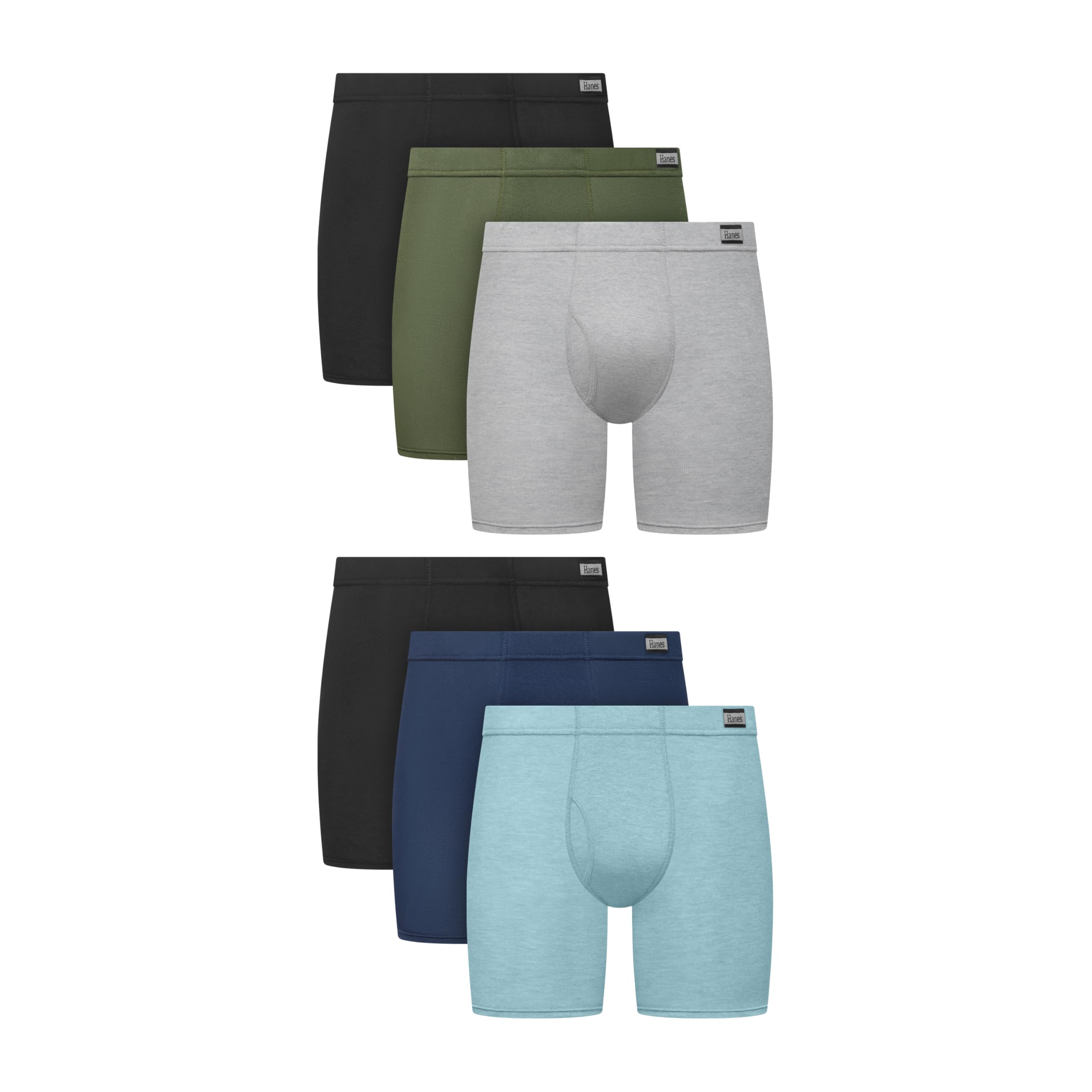 Hanes Cool and Breathable Cotton Boxer Briefs