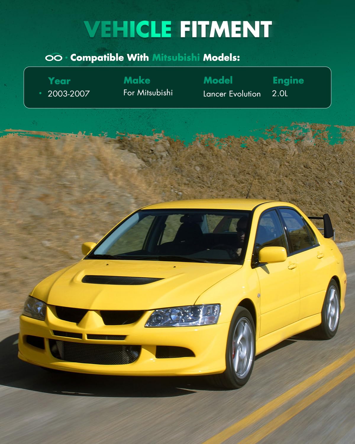 Amazon.com: SCITOO Spoiler Wing JDM EVO Style Matte Black Rear