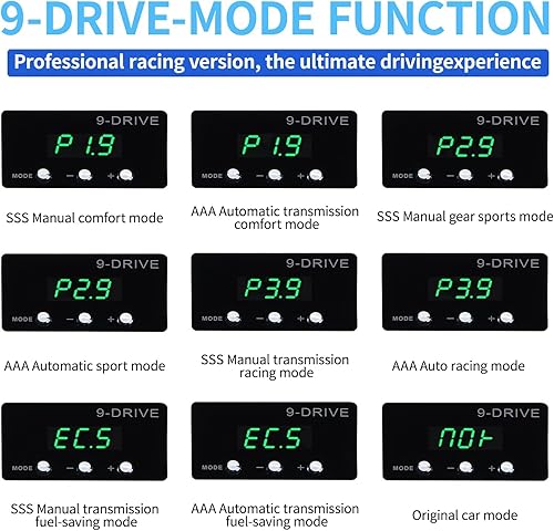 Miniatura 59 de Controlador de respuesta del acelerador, acelerador de pedal de carreras electrónico inteligente de 9 modos para Toyota 4Runner Tundra Land Cruiser