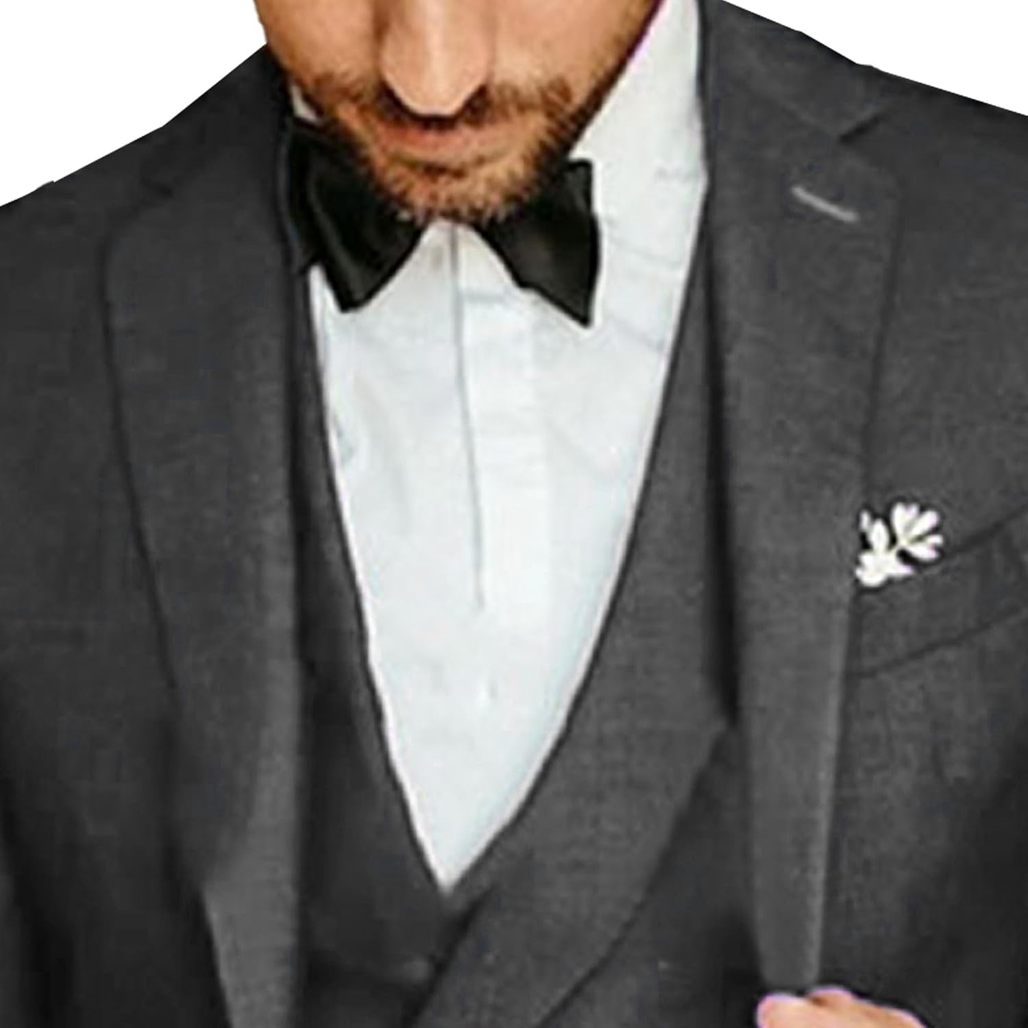 Men Banquet Business Leisure Groom 3 Piece Suit Prom Party Wedding Prom Slim Suits Formal 1 Button Blazer Vest Pants