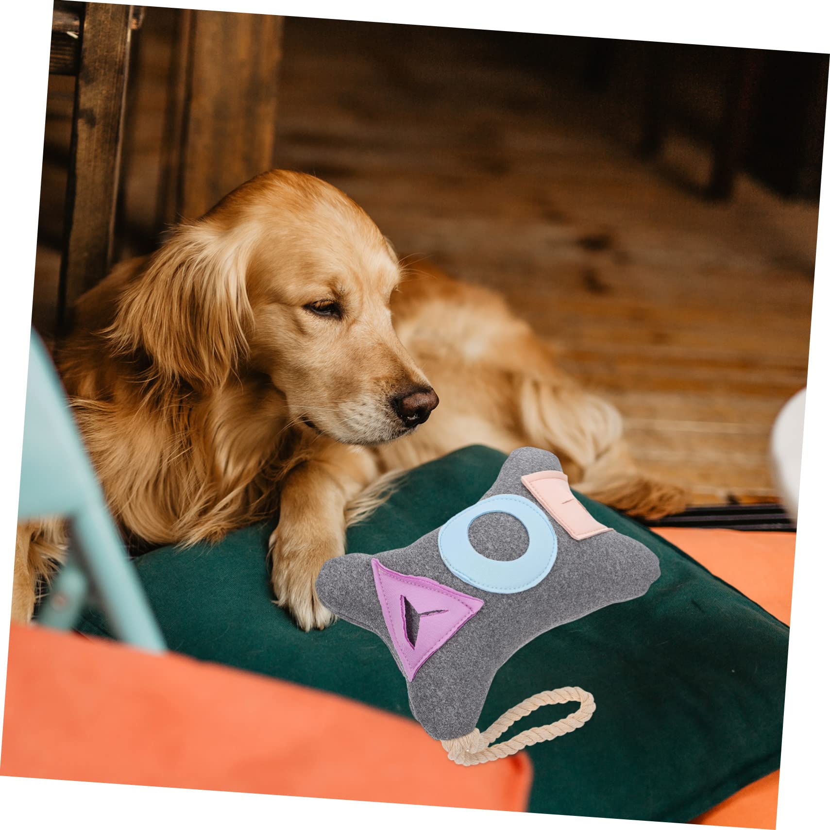 Mipcase 5piezas Juguete para Perros Interactivo Estímulo Cerebral Bola De Comida Oculta para Perros Medianos y Juguete Chirriante y Masticable para Entrenamiento y Reducción del Estrés