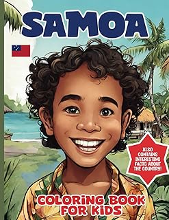 Samoa Coloring Book For Kids: With Interesting Facts