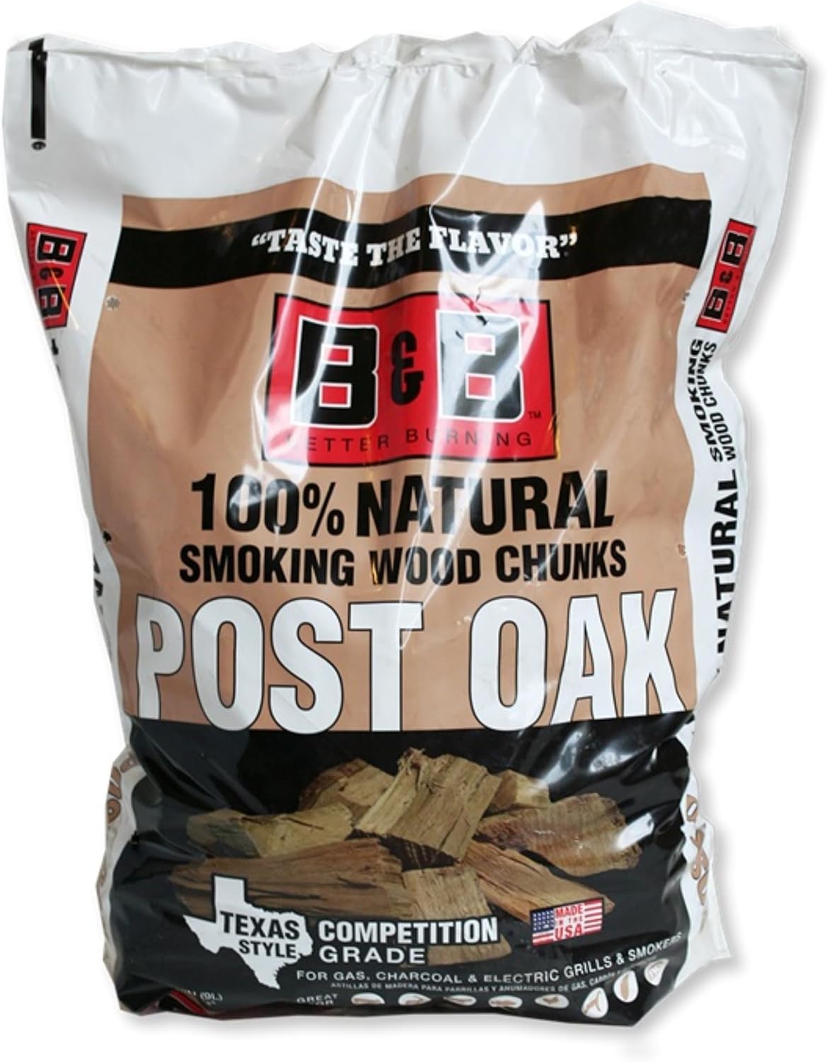 B&B Charcoal 8023372 Oak Wood Smoking Chunks44; 549 cu. in