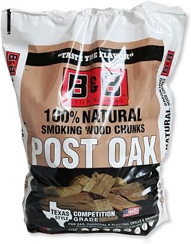 B&B Charcoal 8023372 Oak Wood Smoking Chunks44; 549 cu. in.