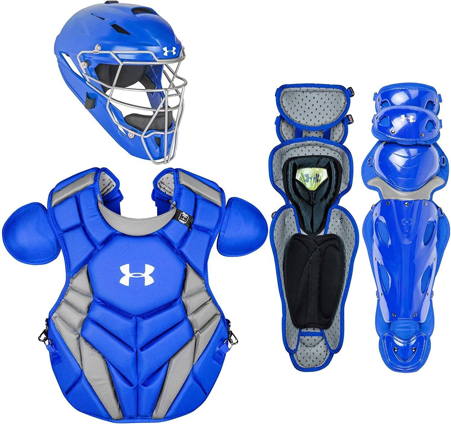 Under Armour UA Pro Series / Catching Kit / Junior / Ages 9-12 UAhg3Y / UAcpcc4-Jrp / UAlg4-Jrp Meets Nocsae Chest Protector Standard (Nd200)
