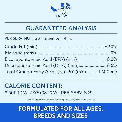 Miniatura 8 de Native Pet Aceite de salmón para perros y gatos  Aceite de pescado puro omega-3 para perros, suplemento para la piel y el abrigo, salud de las