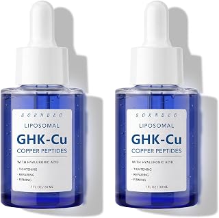 Copper Peptides Serum for Face with Liposomal 2% GHK-Cu, Hyaluronic Acid | Multi Peptides Serum with PDRN | Advanced Korean Anti-Aging Serum | Glow Serum for Fine Lines, Firming, Elasticity- 2 Fl Oz