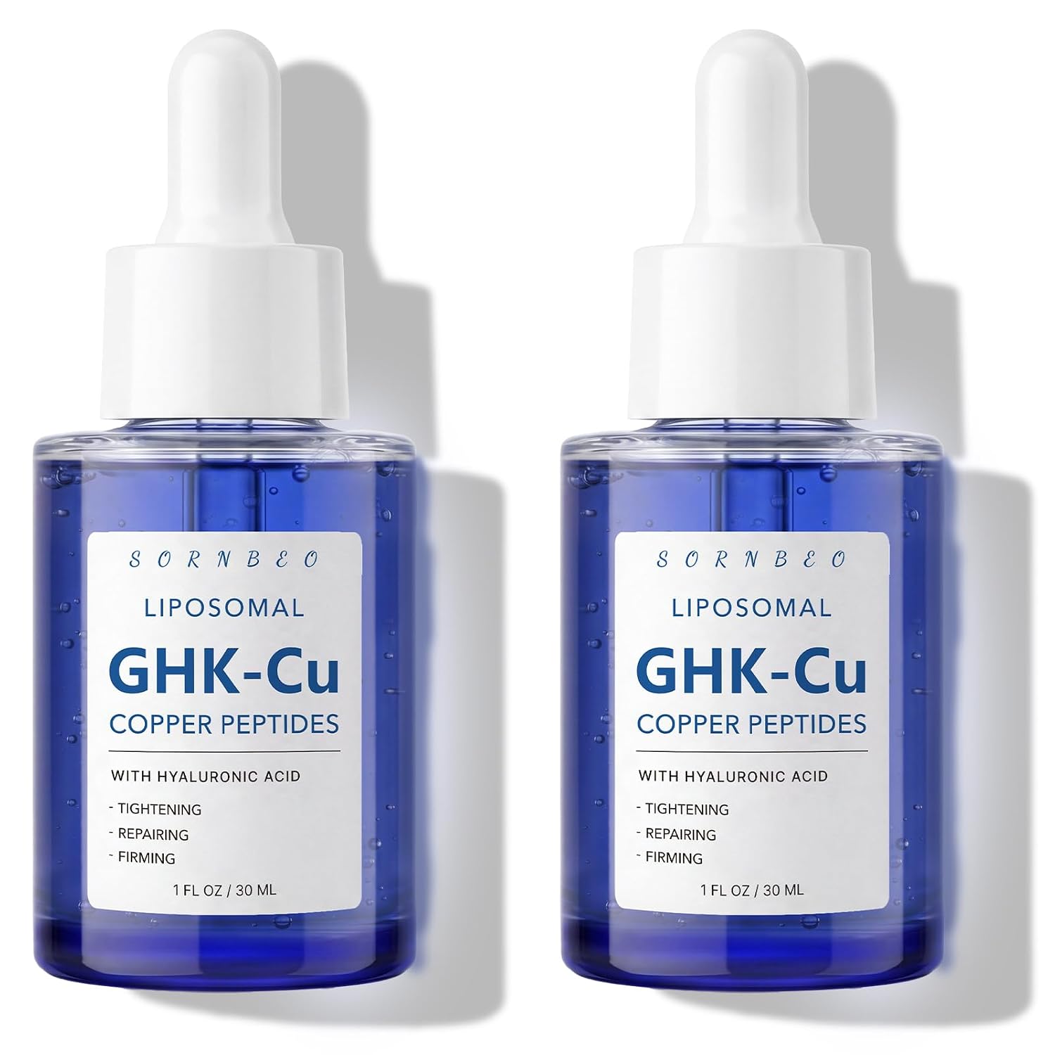 Copper Peptides Serum for Face with Liposomal 2% GHK-Cu, Hyaluronic Acid | Multi Peptides Serum with PDRN | Advanced Korean Anti-Aging Serum | Glow Serum for Fine Lines, Firming, Elasticity- 2 Fl Oz