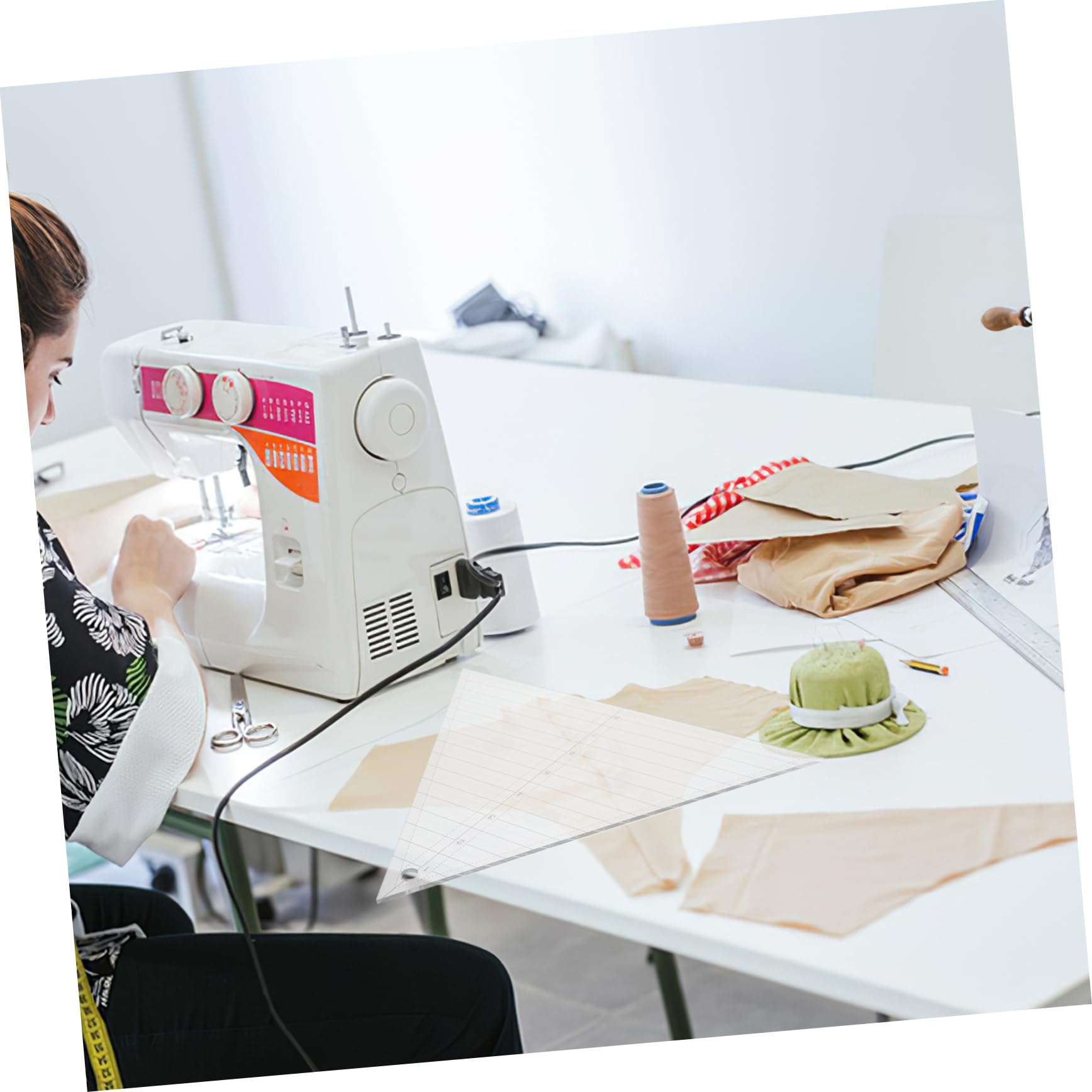 DOITOOL 3 Piezas Regla de Acolchado Confección y Patchwork Regla Durable Manualidades y Plantilla