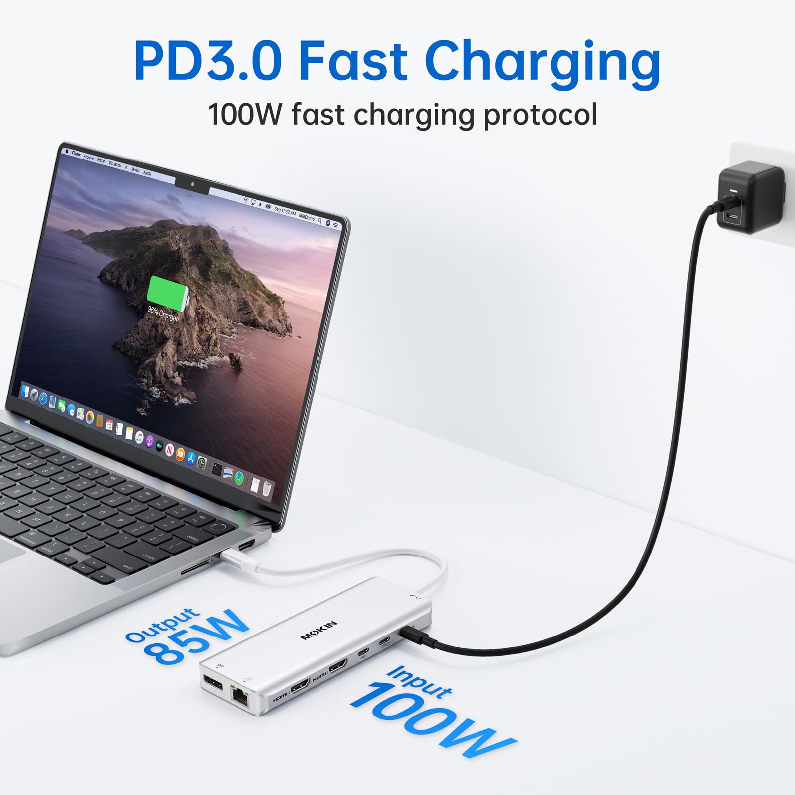Amazon.co.jp: USB C ノートパソコン ドッキングステーション デュアル
