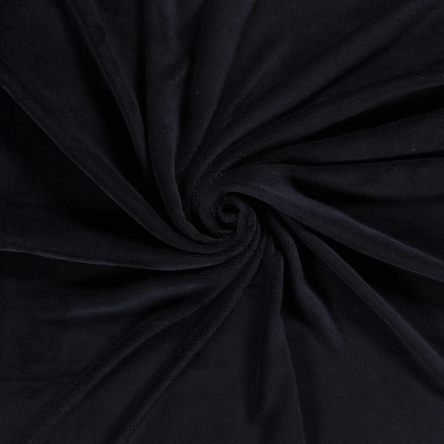 Crs Fur Fabrics Blue Double Sided Coral Cuddle Fleece Fabric Material Navy 1Mtr