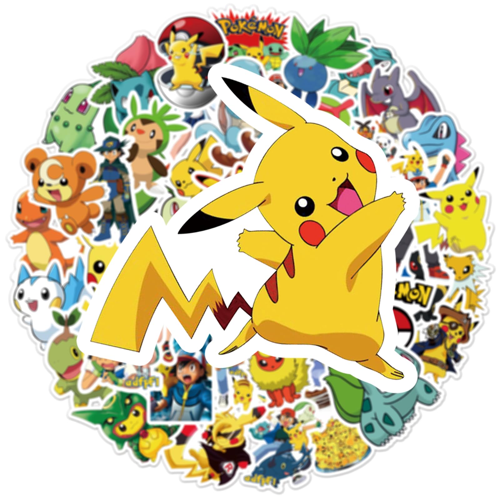 50PCS Cartoon Monster Stickers Waterproof & Durable Cute Decals for Perfect for Laptops, Phones, Skateboards, Luggage,Assorted Funny for Gifts, Party Favors.